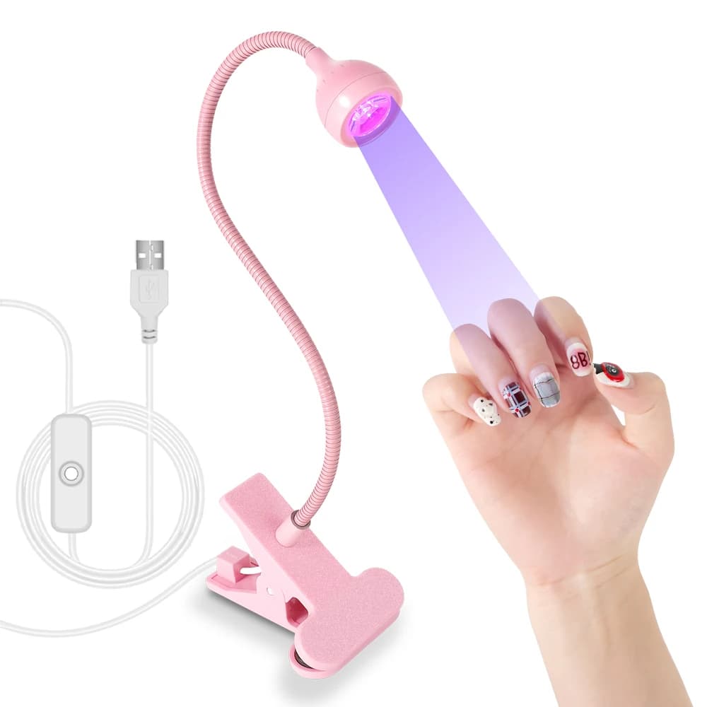 Clip-On Mini LED UV Nail Lamp