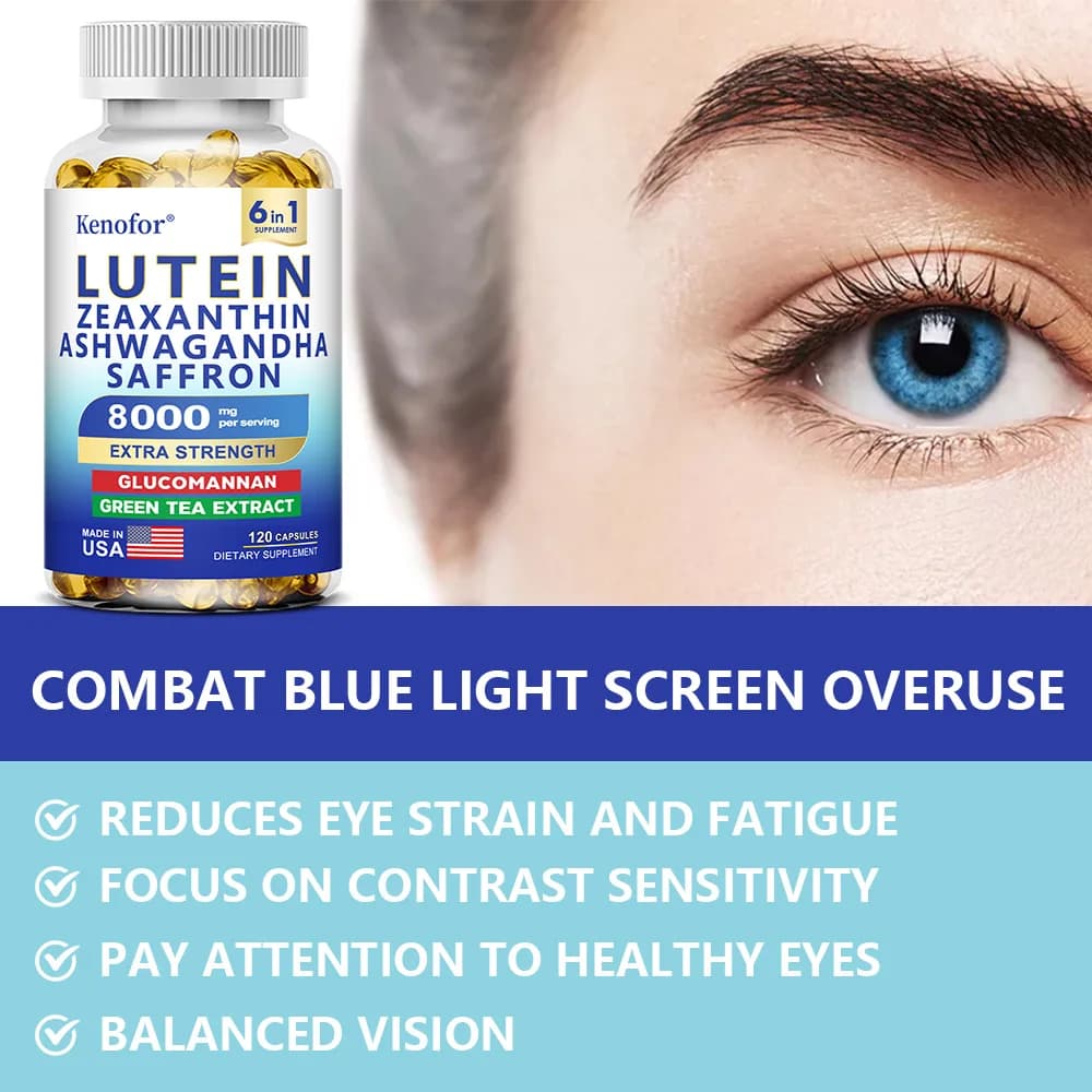 bottle of lutein and zeaxanthin supplement — image 3