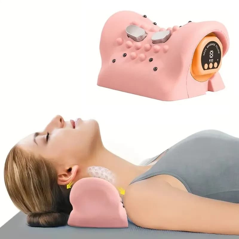 heated EMS cervical traction pillow — image 6