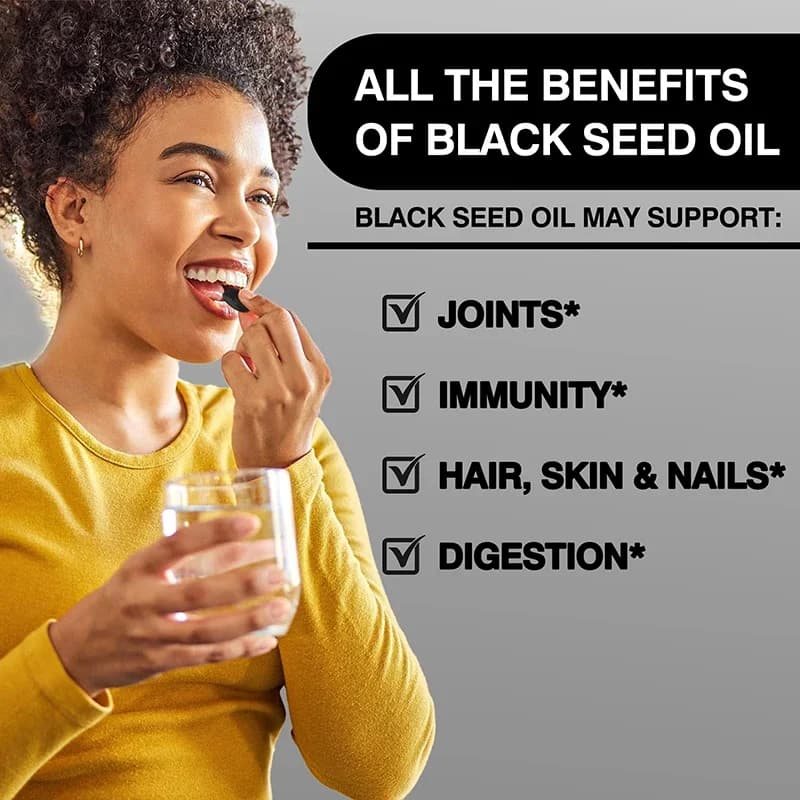 bottle of black seed oil — image 4