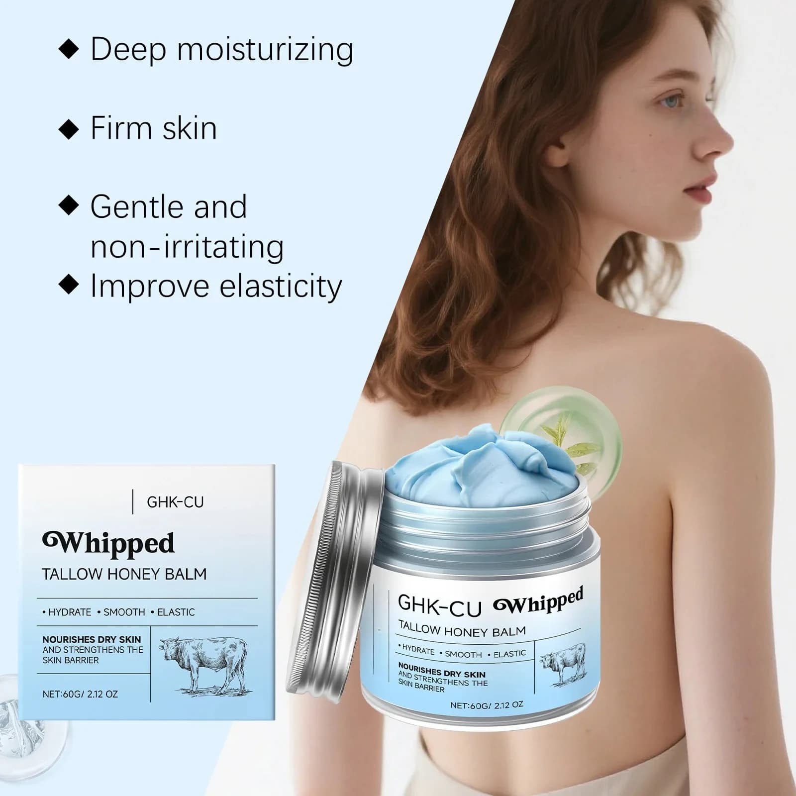 Copper peptide beef tallow moisturizer with manuka honey — image 4