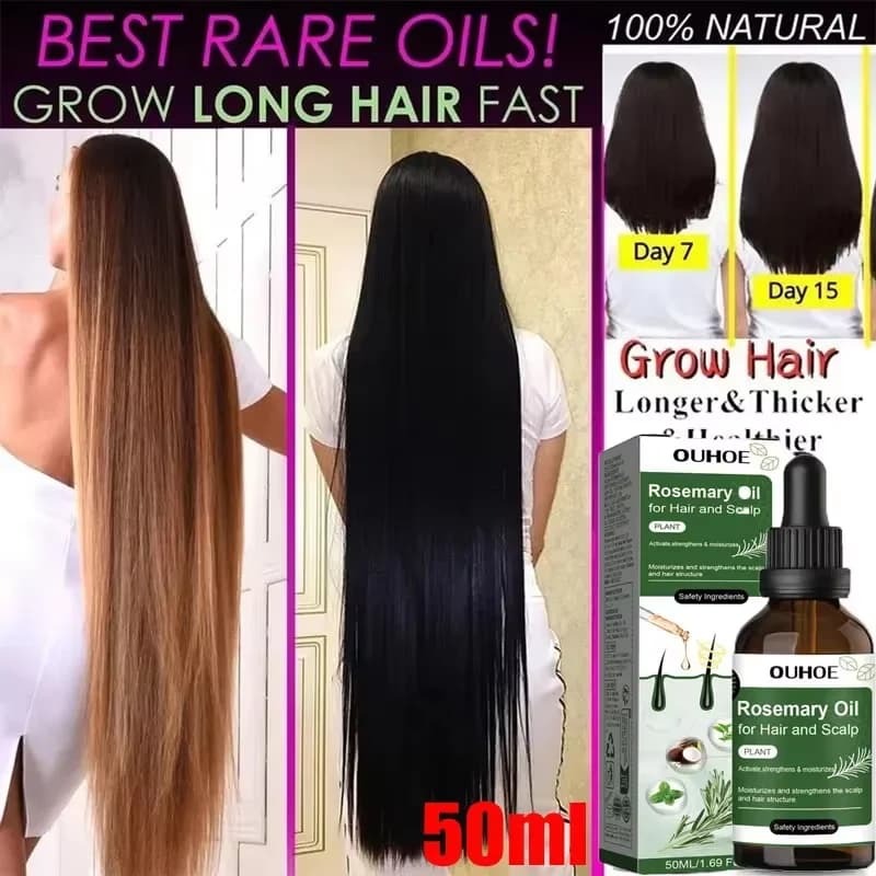 bottle of rosemary mint hair growth oil — image 3