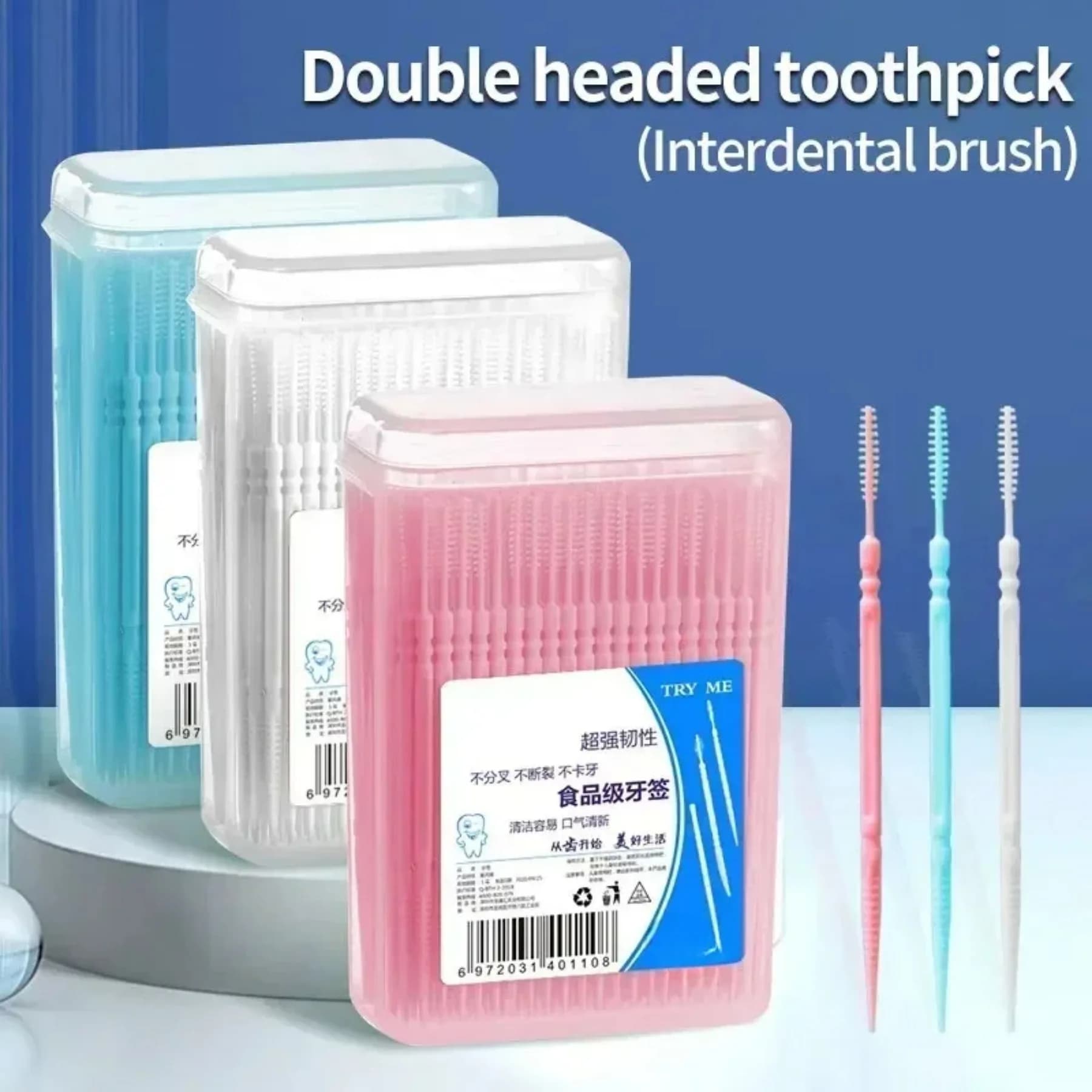 Ultra-fine disposable toothpicks – portable family pack