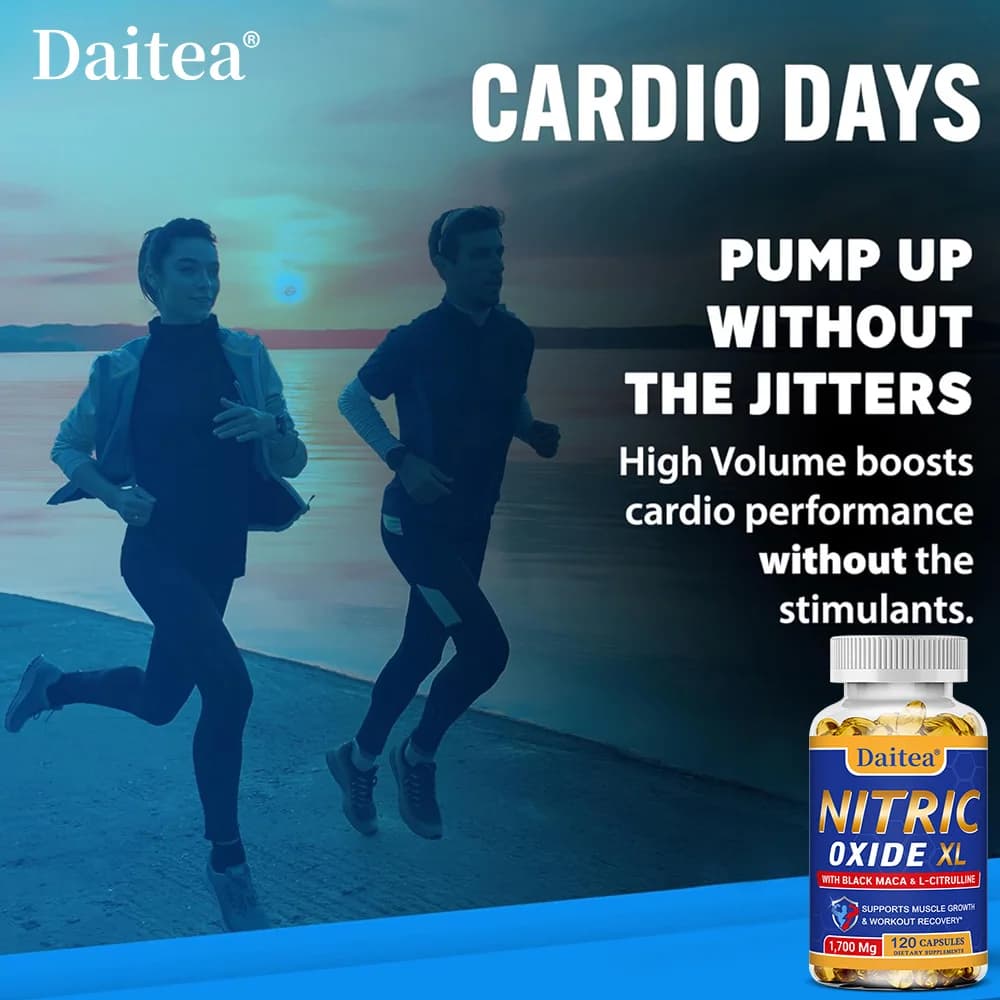 bottles of nitric oxide men's health capsules with maca root — image 4