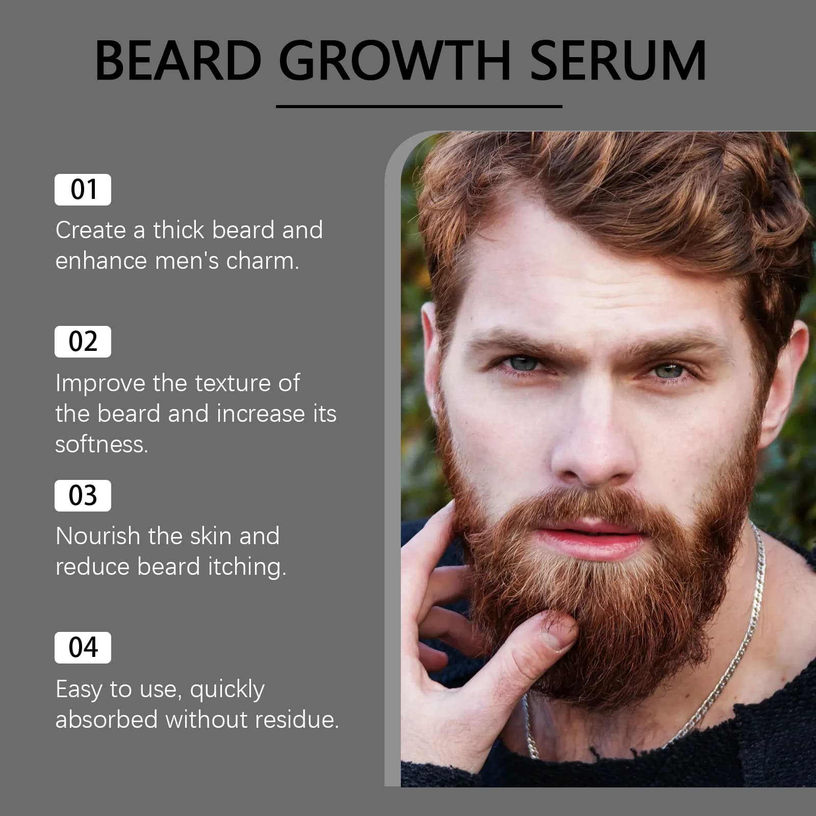 beard growth serum set — image 3