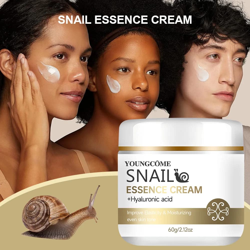 snail essence cream jar with hyaluronic acid and retinol — image 6
