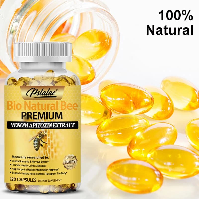 bee propolis capsules in a bottle — image 4