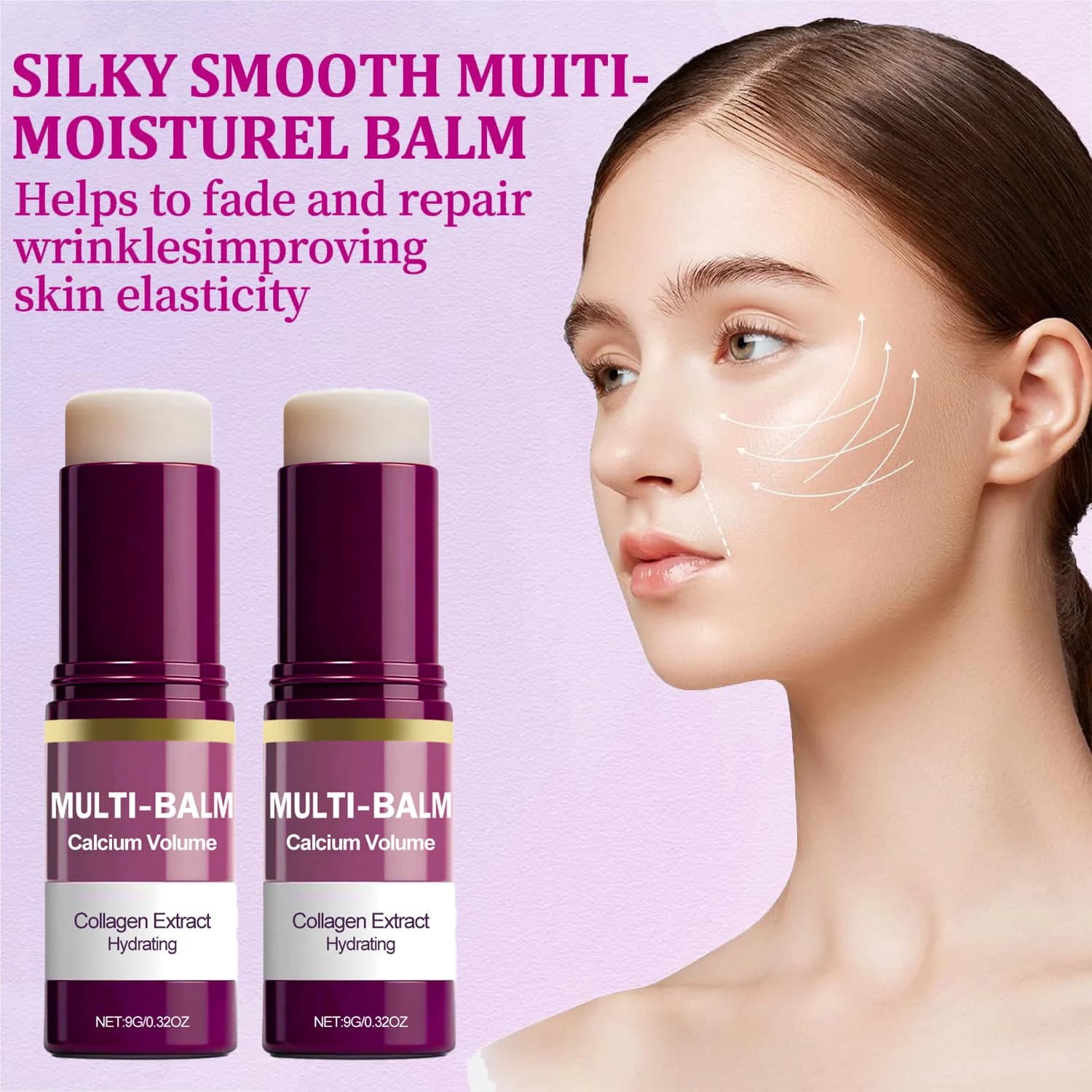 Calcium Volume Multi Balm Stick in white tube — image 4