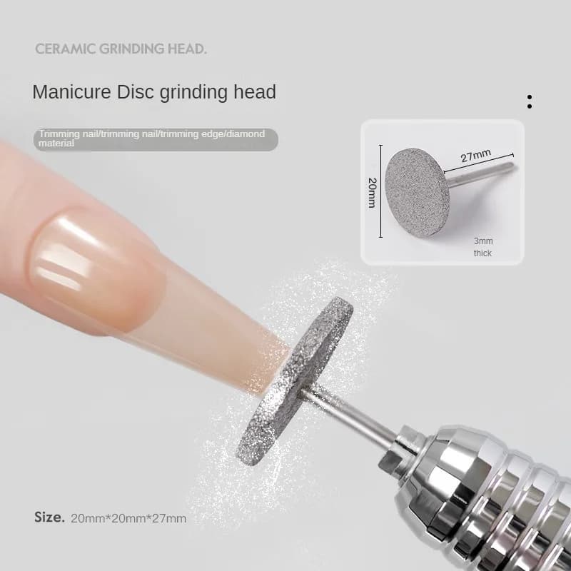 Diamond nail drill bit for callus removal — image 5