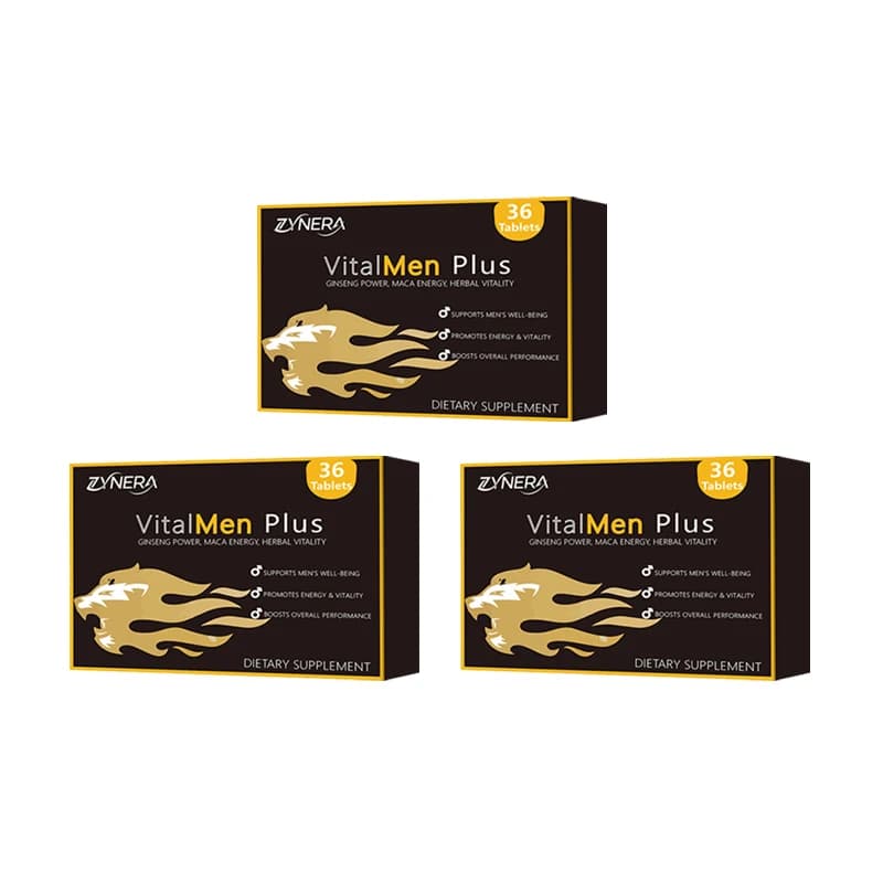 bottle of male energy support supplement tablets — image 7