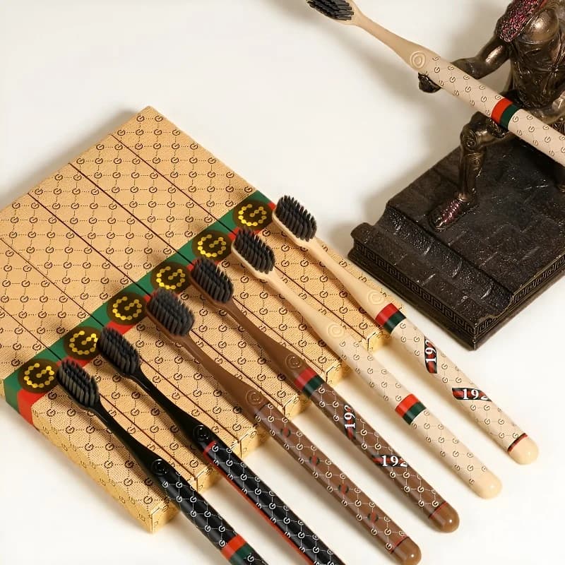 Set of six soft‑bristle luxury toothbrushes — image 5
