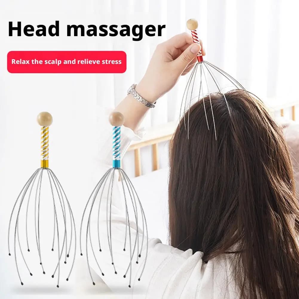 Octopus head shaped scalp massager — image 4