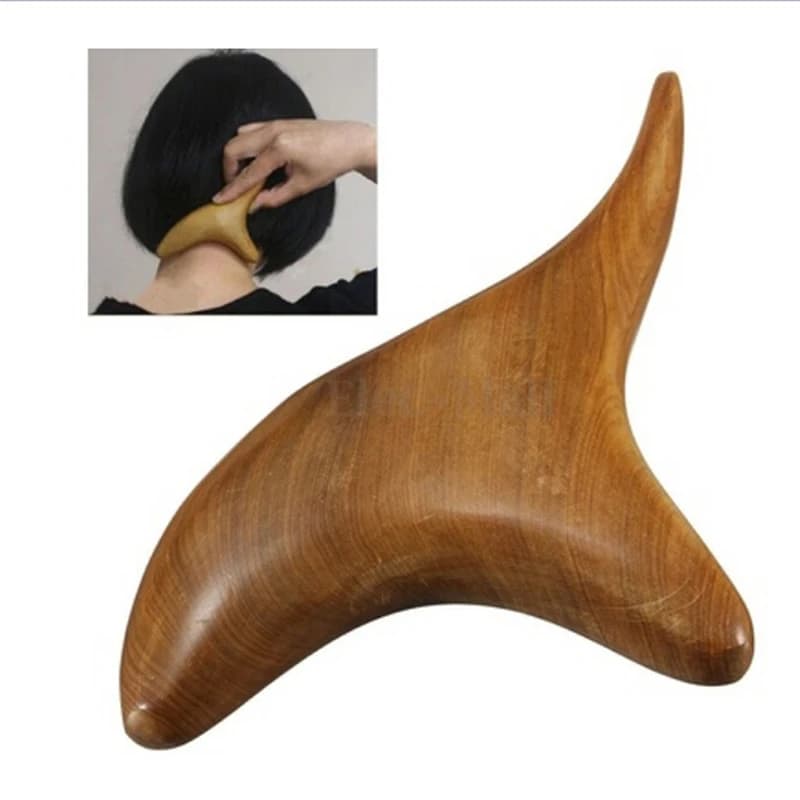 Wooden Triangle Body & Neck Massager