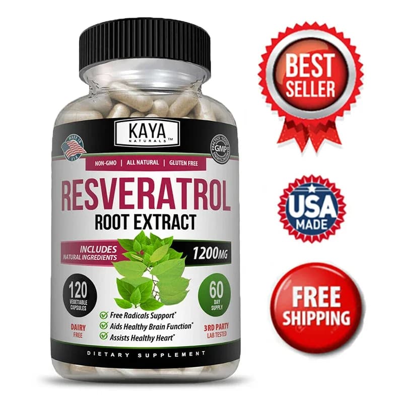 bottles of resveratrol antioxidant capsules — image 3