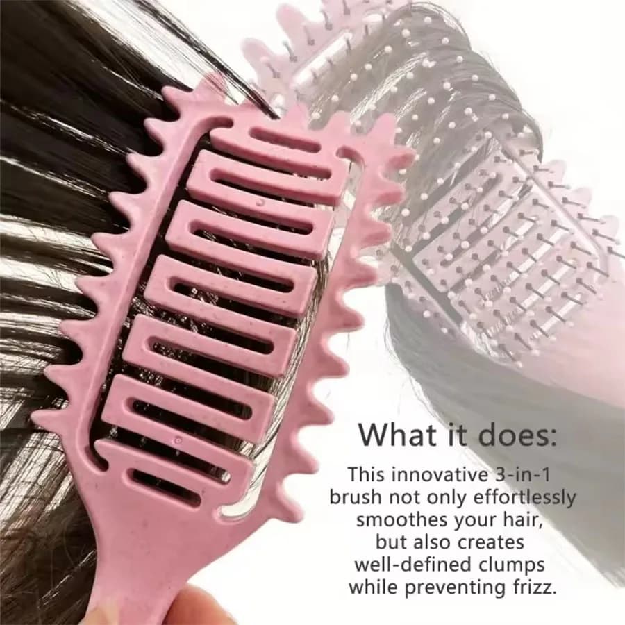 vented curly hair brush for shaping and defining curls — image 4