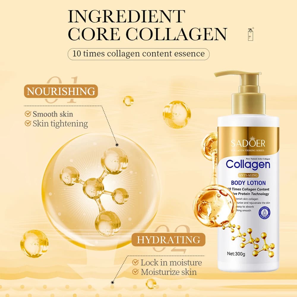 collagen body lotion bottle — image 4