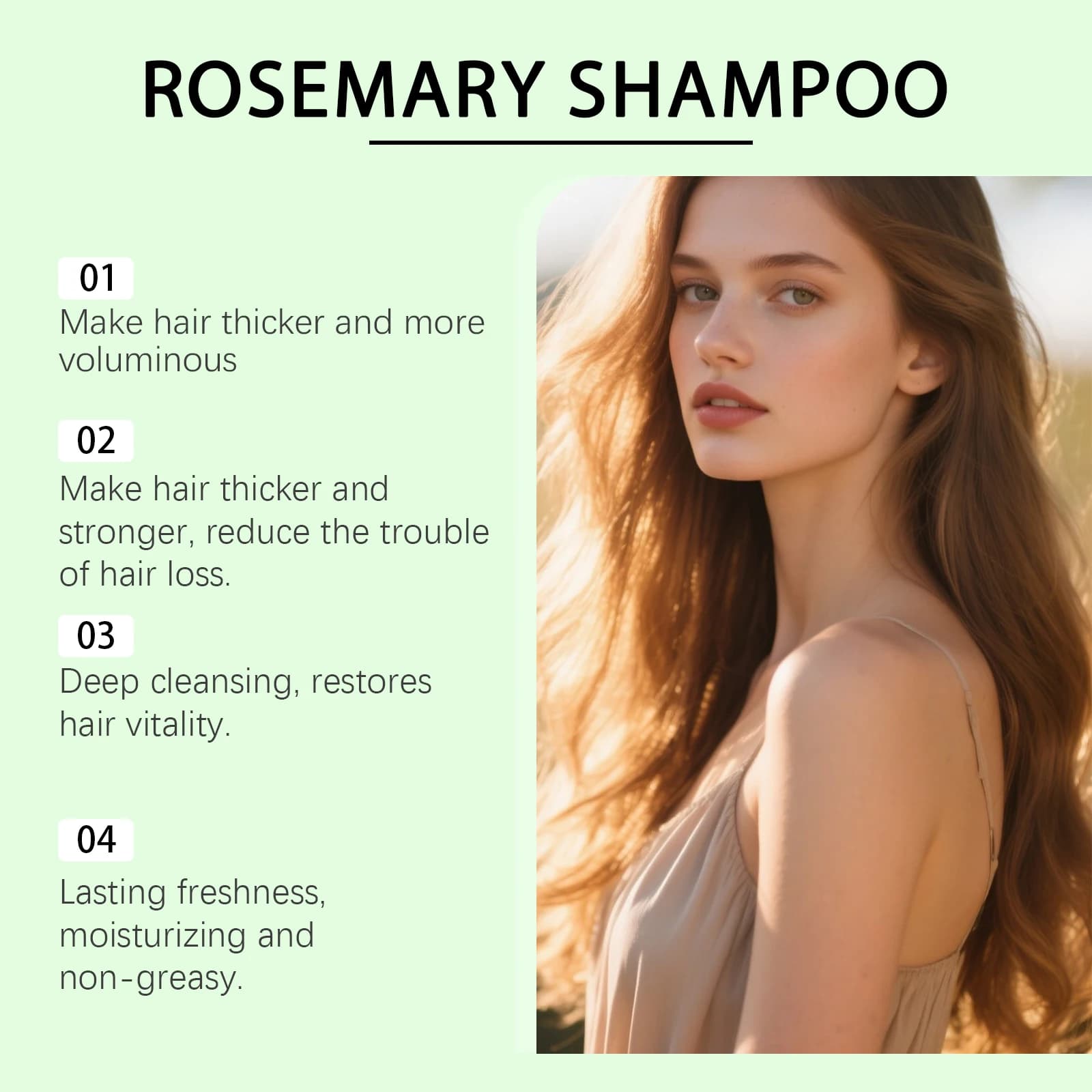bottle of rosemary natural shampoo — image 3