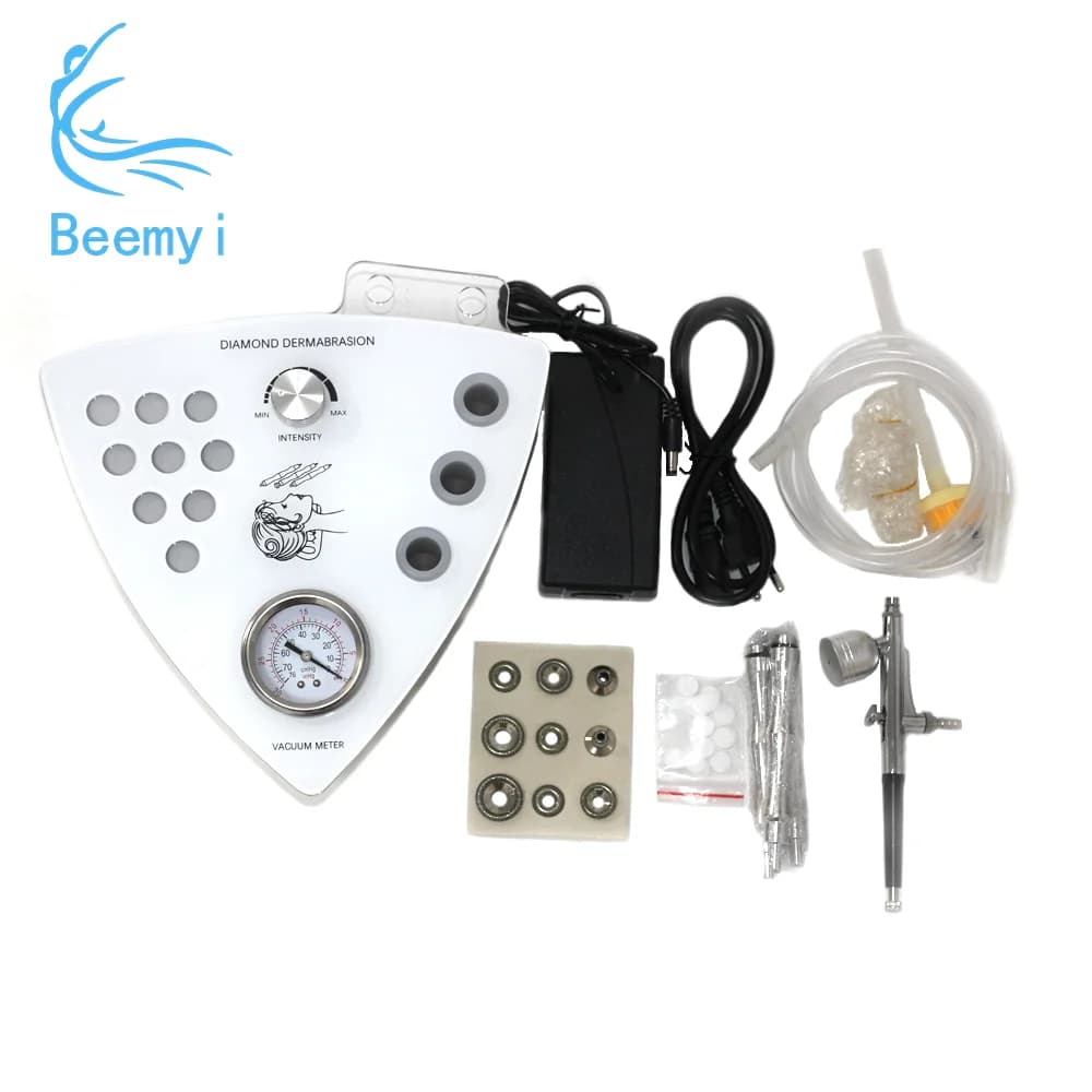 Diamond microdermabrasion facial device with vacuum nozzle — image 4