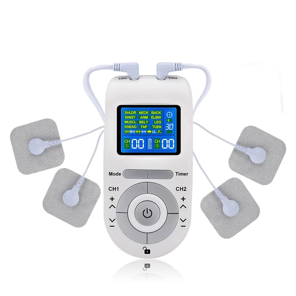Electric TENS/EMS Muscle Stimulator for Face and Body