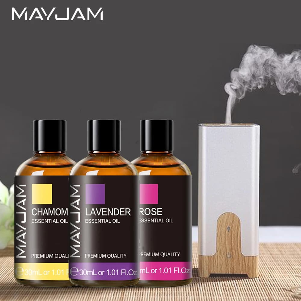 lavender and vanilla aromatherapy essential oil bottle — image 3