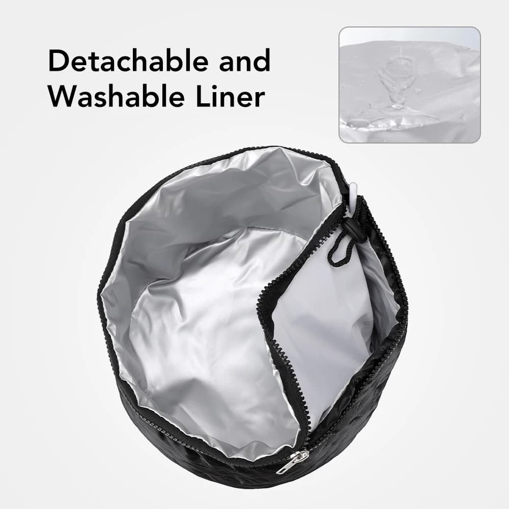 waterproof electric hair steamer cap with control panel — image 4