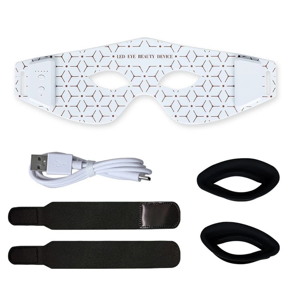 Red light eye mask with LED panels — image 8