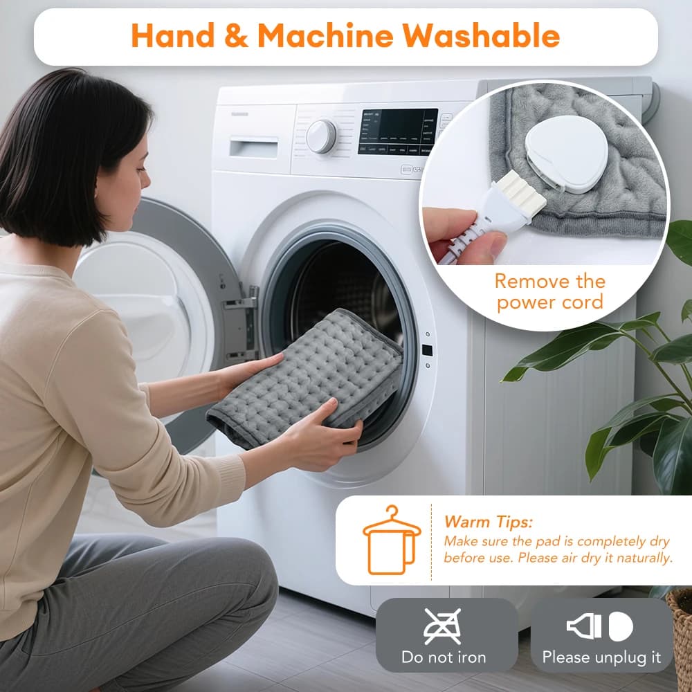 electric heating pad blanket with control panel — image 6
