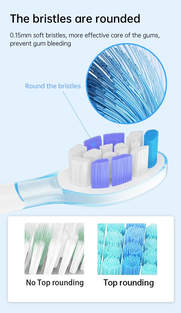 Pack of 8 Philips Sonic toothbrush replacement heads — image 4