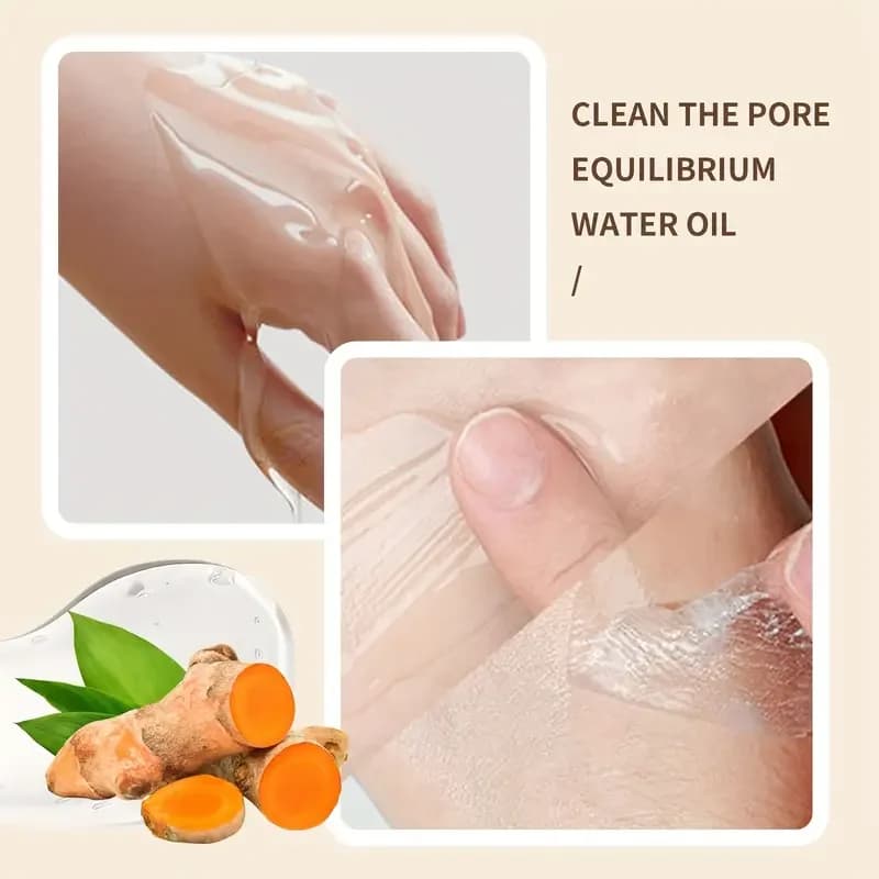 peel-off overnight mask tube with kojic acid and turmeric — image 2