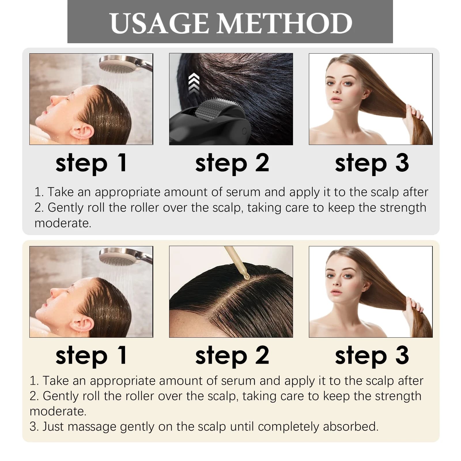 He Shou Wu and ginseng hair essence bottle — image 5