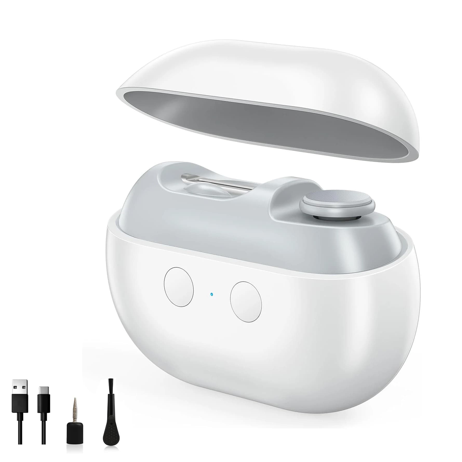 portable rechargeable electric nail clipper with built-in light — image 7