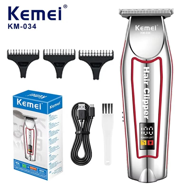 electric hair and beard trimmer — image 8
