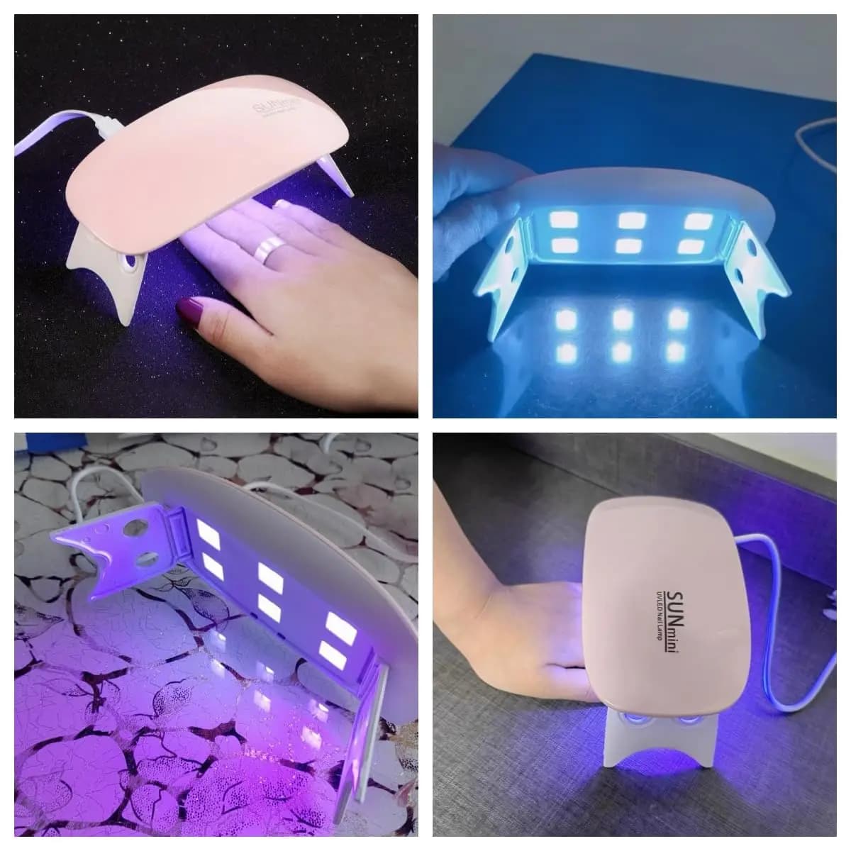 mini LED UV nail lamp with USB charger — image 5