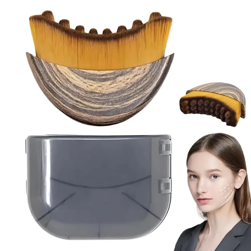 Lymphatic contour face brush with soft bristles — image 7
