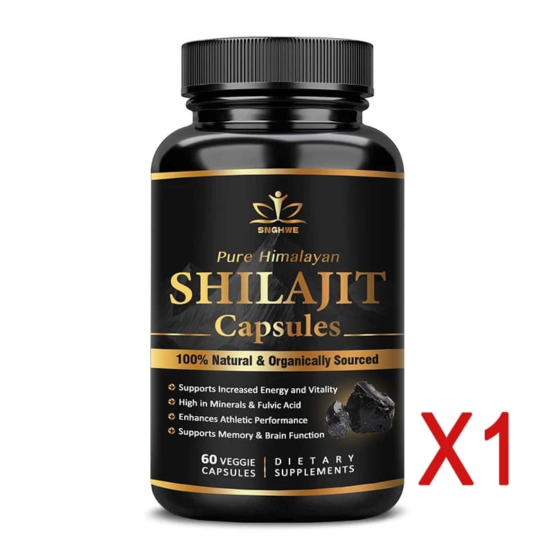 Himalaya Shilajit Capsules – Original with Trace Minerals & Fulvic Acid