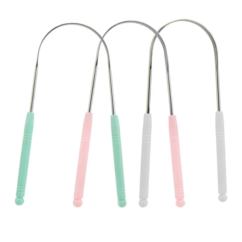 Stainless Steel Tongue Scraper Brush