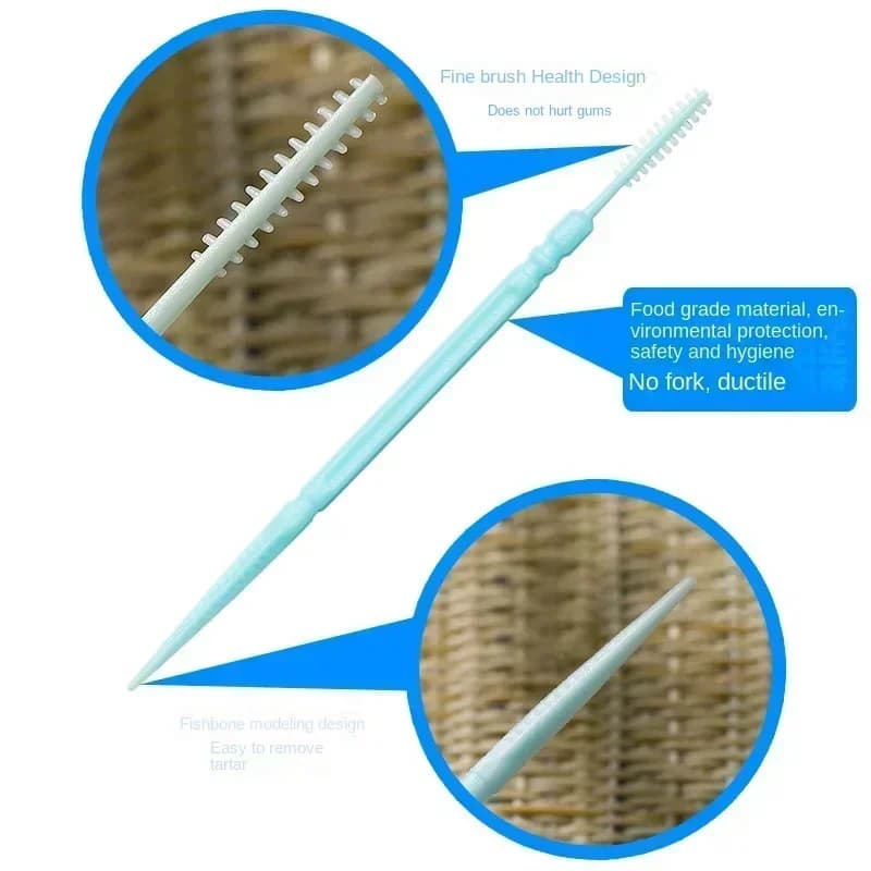 interdental silicone brushes pack of 200 — image 4