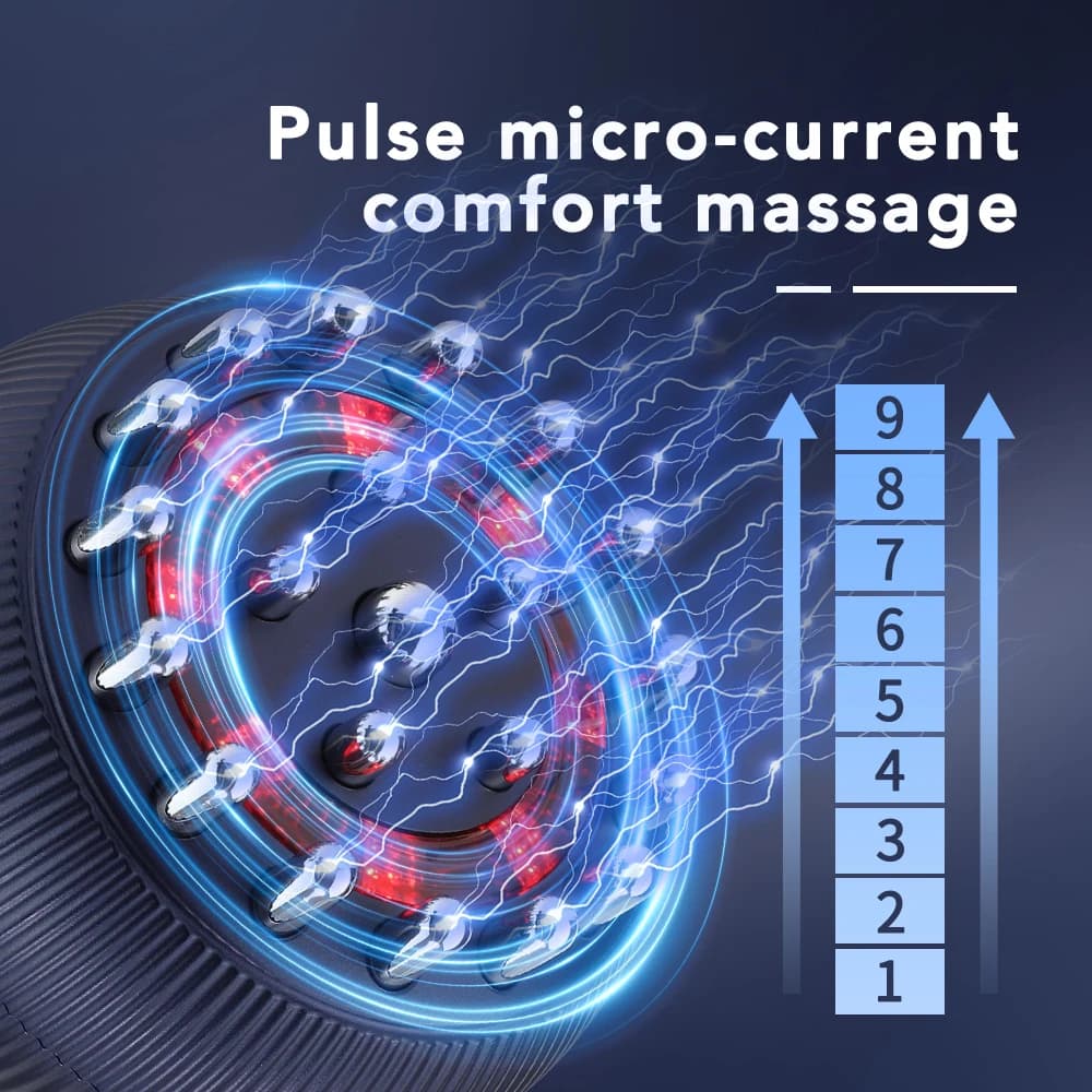 Rechargeable heated guasha massager brush — image 6