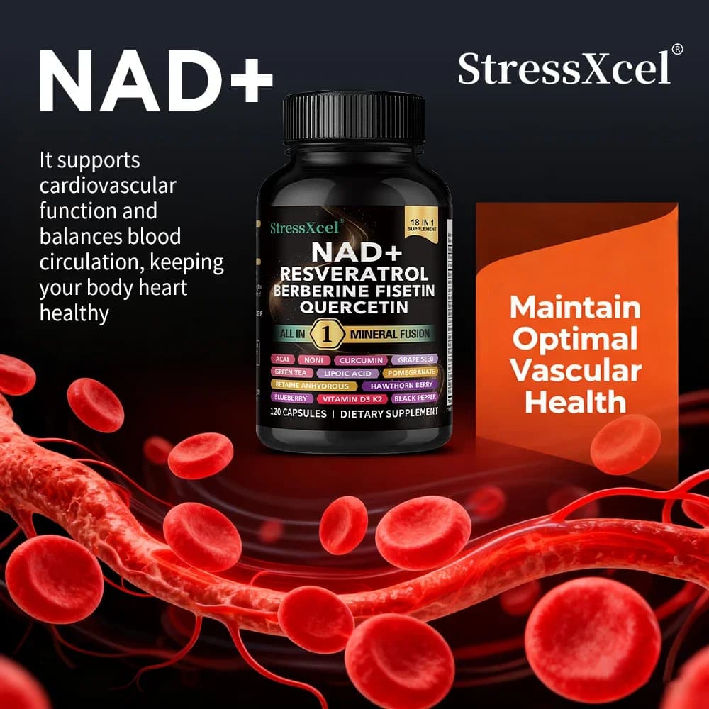 NAD+ and resveratrol vegan softgel bottle — image 6