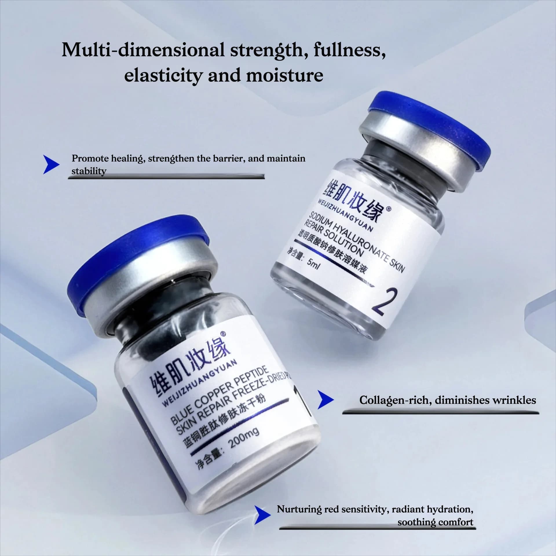 Copper peptide hydration powder in a jar — image 5