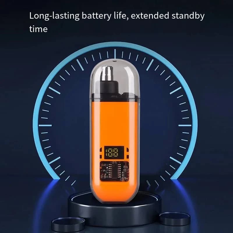 Rechargeable portable nose and ear hair trimmer — image 5