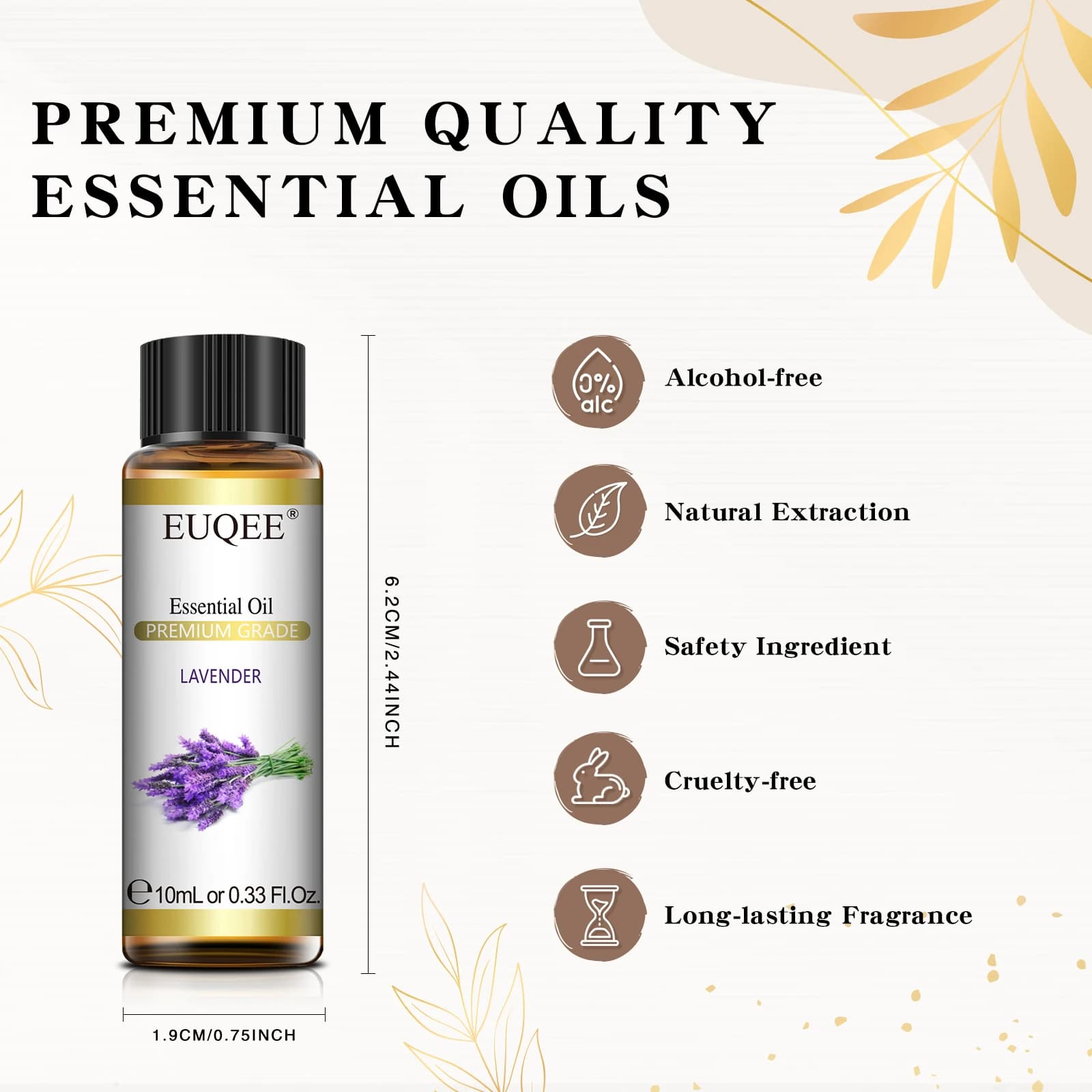 Lavender and jasmine essential oil bottle — image 5