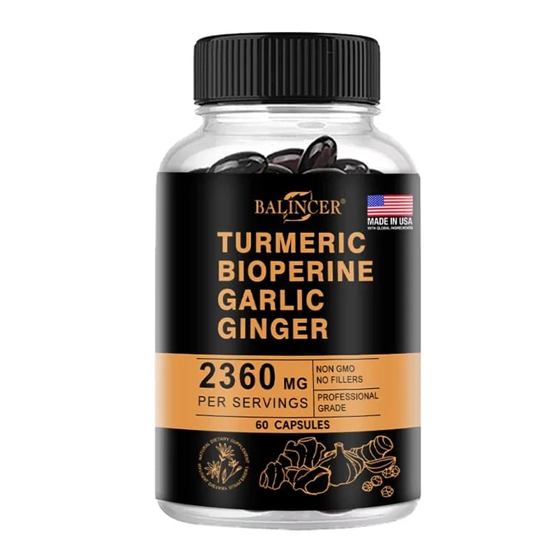 bottles of turmeric black pepper ginger joint support supplement — image 8