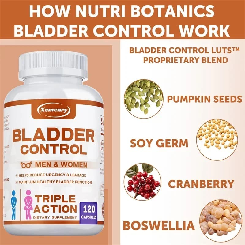 bladder control dietary supplement bottle — image 6