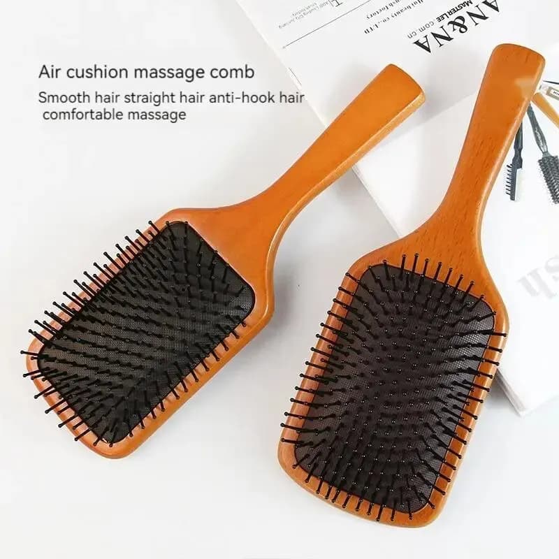 wooden scalp massage comb — image 4