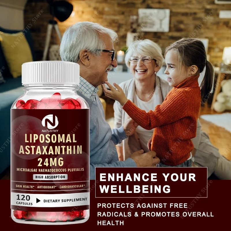 Liposomal astaxanthin capsules — image 3
