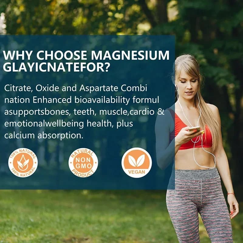 bottle of magnesium glycinate supplement — image 6