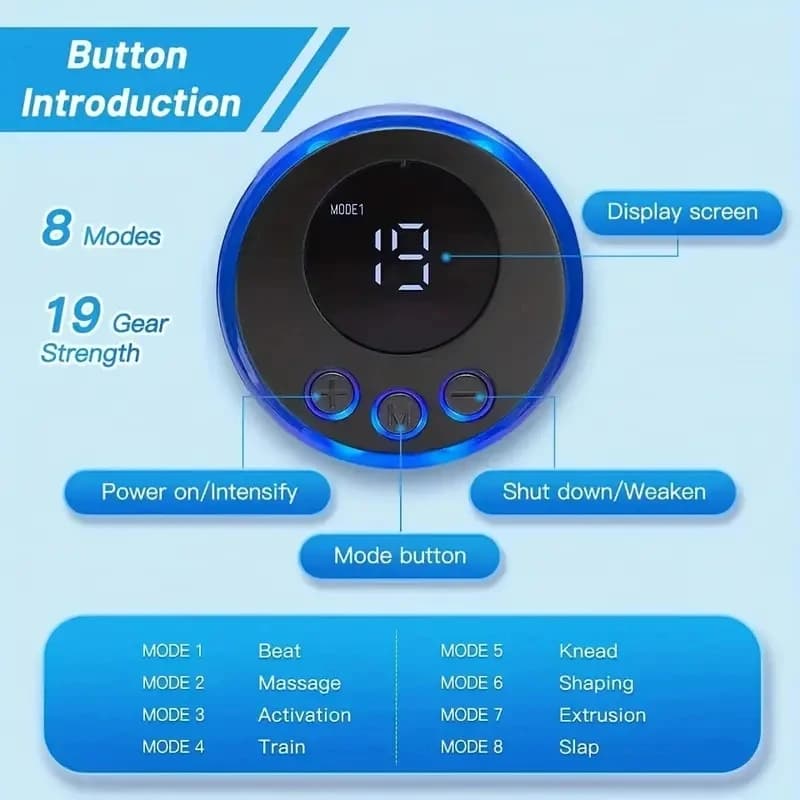 Neck EMS muscle stimulator patch — image 3