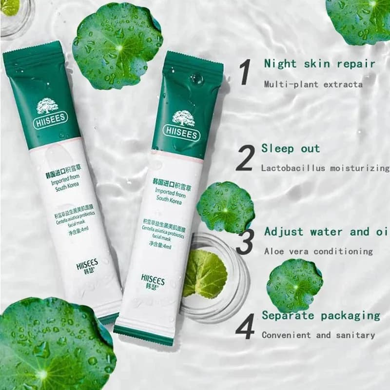 Box of 30 centella collagen sleeping facial masks — image 2