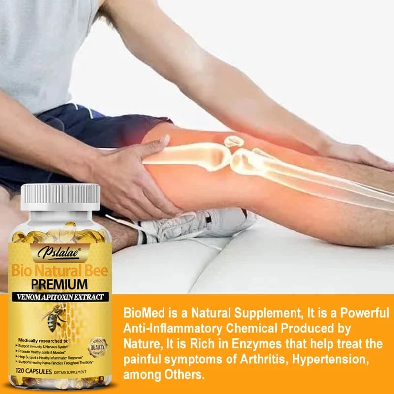 bottles of natural bee joint support capsules — image 5